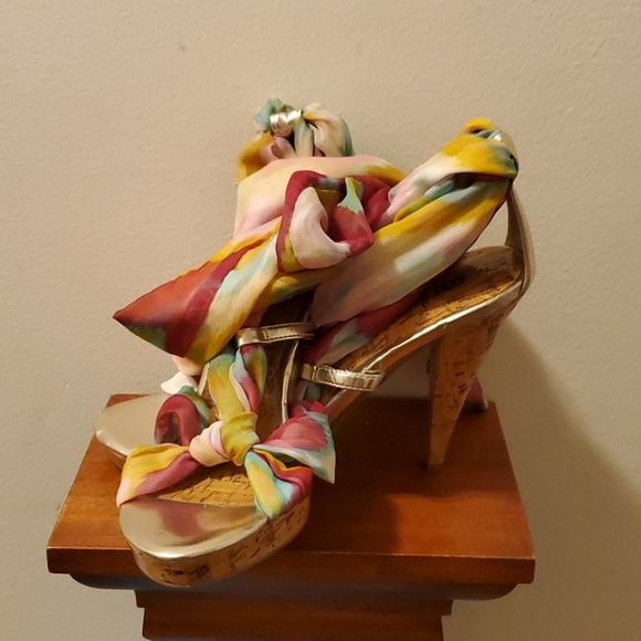 Bakers Scarf Lace Up Heel Sandal - Picture 13 of 15